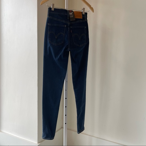 NWT Levi's Mile High Super Skinny Jeans in Jet Setter - Picture 3 of 6